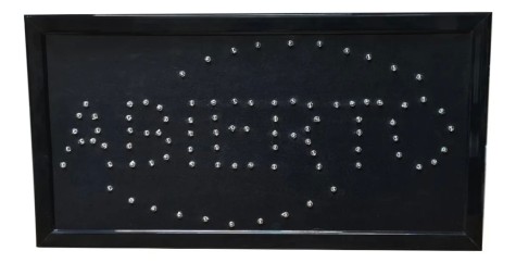CARTEL LUMINOSO-ABIERTO